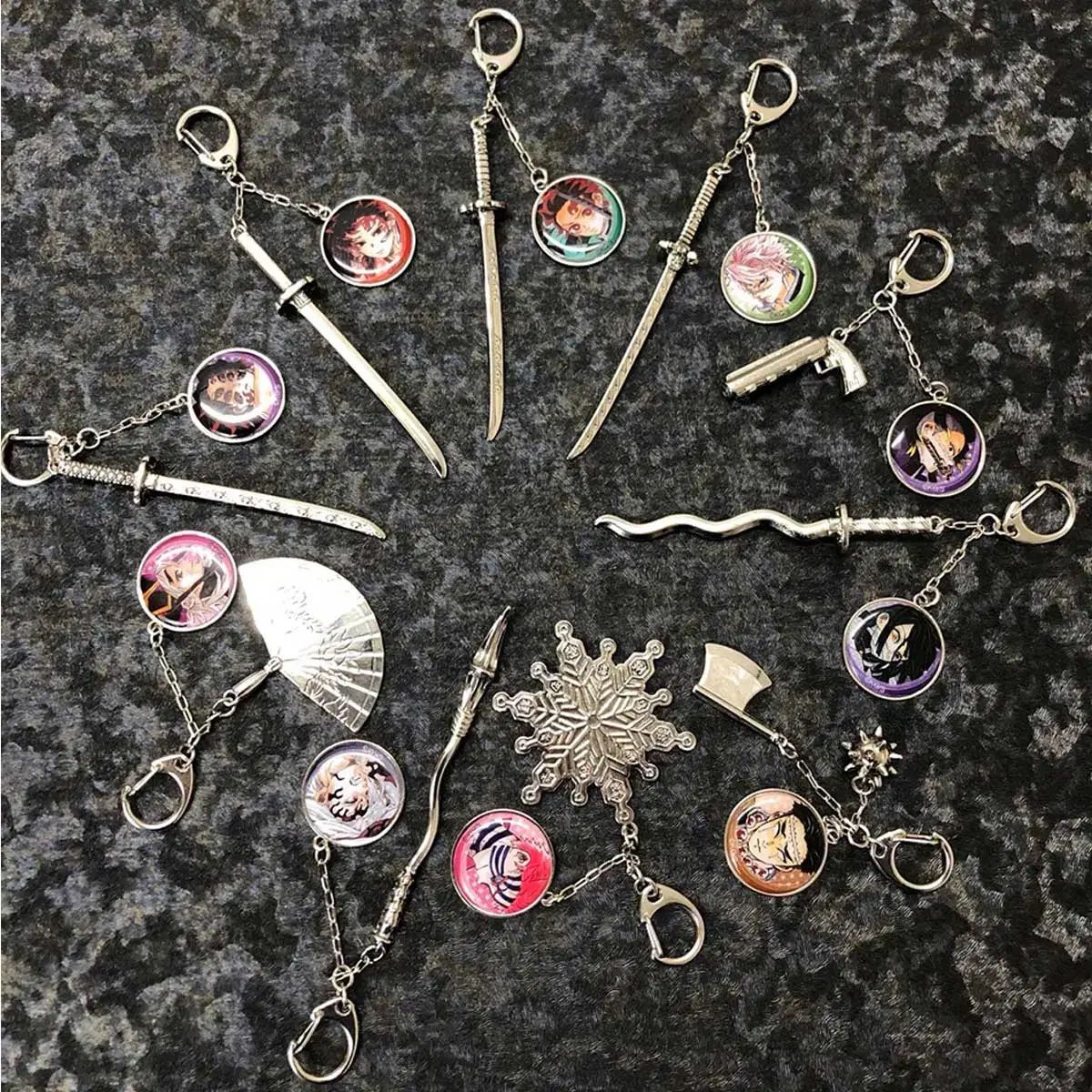 JUMP SHOP 原画展 鬼滅の刃 日輪刀 キーホルダー