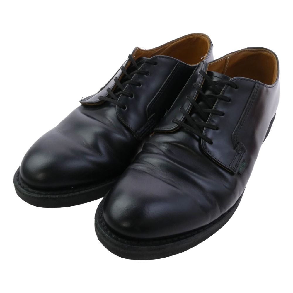 RED WING レッドウィング POSTMAN OXFORD 101 ポストマン オックスフォード レザー サービス シューズ ブラック系 US9【中古】