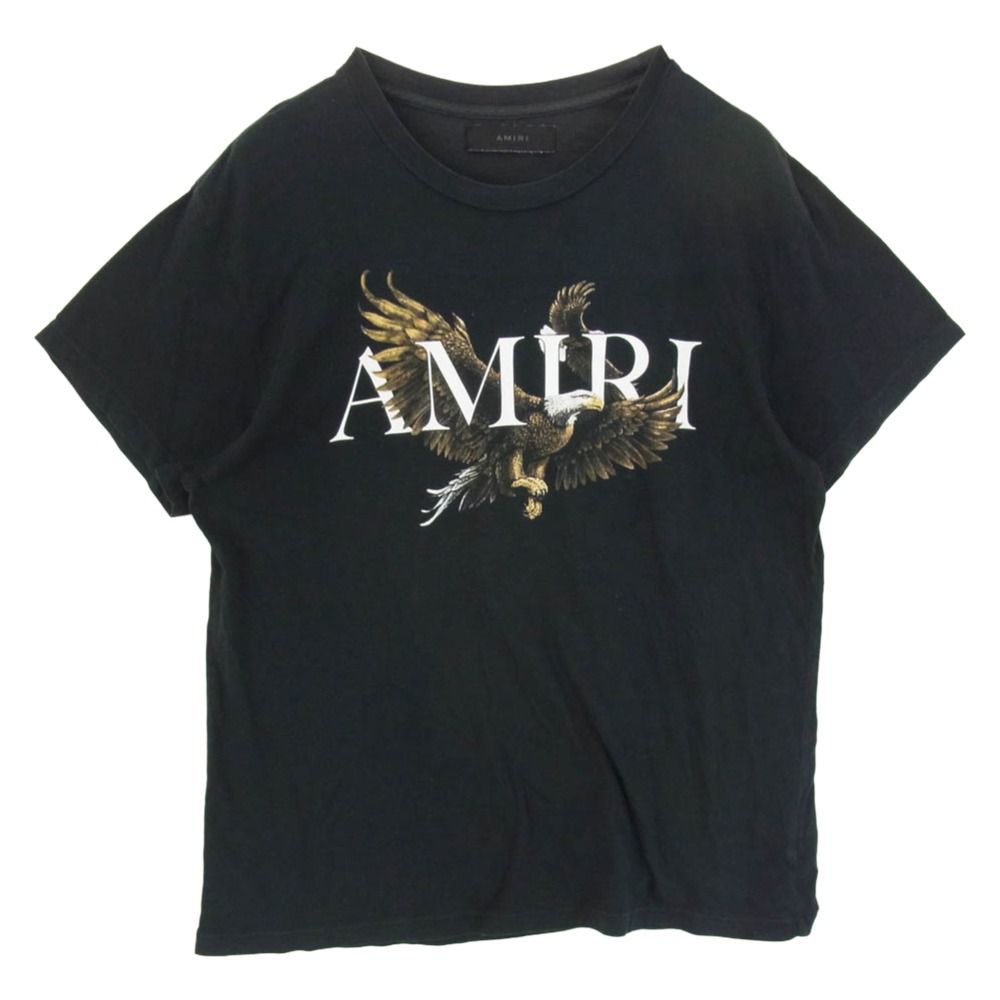 AMIRI アミリ 国内正規品 株 三越伊勢丹 Eagle Tee イーグルプリント デザイン 半袖 Tシャツ M ブラック系 M【中古】