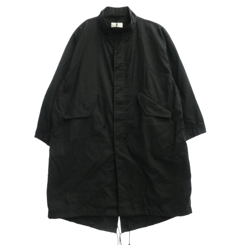 HYKE ハイク 17461-0103 N/C TYPE M-65 FIELD COAT コットンナイロンオックスフォード モッズコート ブラック系 3【美品】【中古】