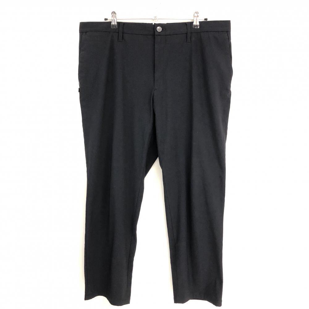 美品】ブリーフィング パンツ 黒 後ろロゴ ストレッチ メンズ XXXL
