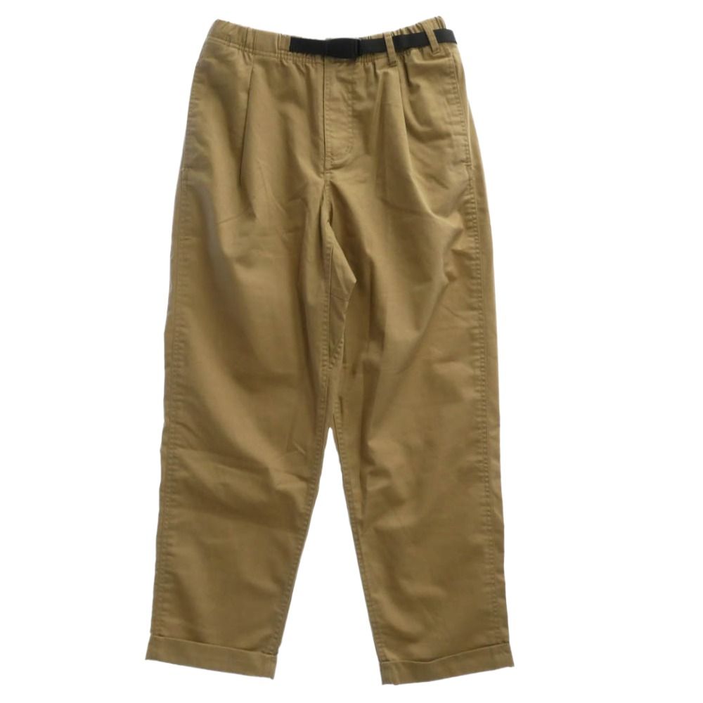Gramicci グラミチ 25SS GMP4-SJP10 日本限定 T/C TWILL TUCK TAPERD PANT T/C ツイル タック テーパード クライミングパンツ ベージュ系 M【中古】