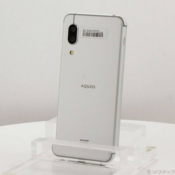 美品　国内版　SIMフリー　AQUOS sense3 64GB シルバー色 AQUOS sense3 64GB シルバーホワイト SIMフリー- メルカリ