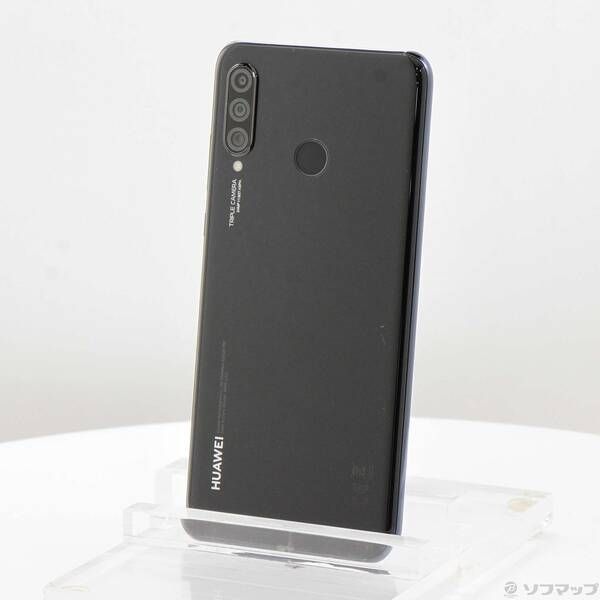 ソフマップ 〔中古品〕 HUAWEI P30 lite 64GB ミッドナイトブラック HWSEC2 Y!mobile SIMフリー【352】