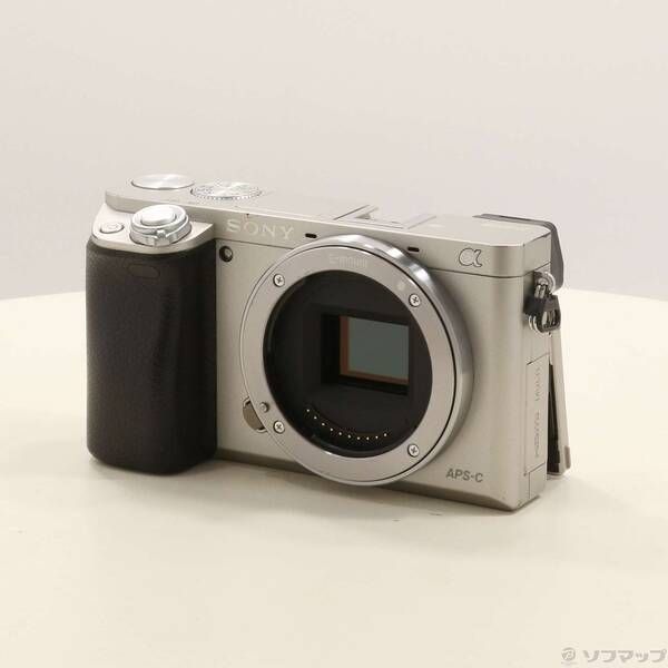 ソフマップ 〔中古品〕 α6000 ボディ シルバー ILCE-6000【348】