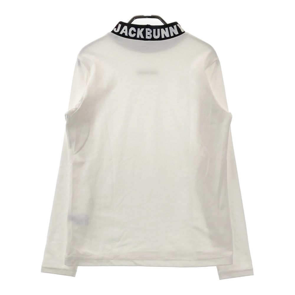 サイズ：2 JACK BUNNY ジャックバニー ハイネック長袖Tシャツ ホワイト