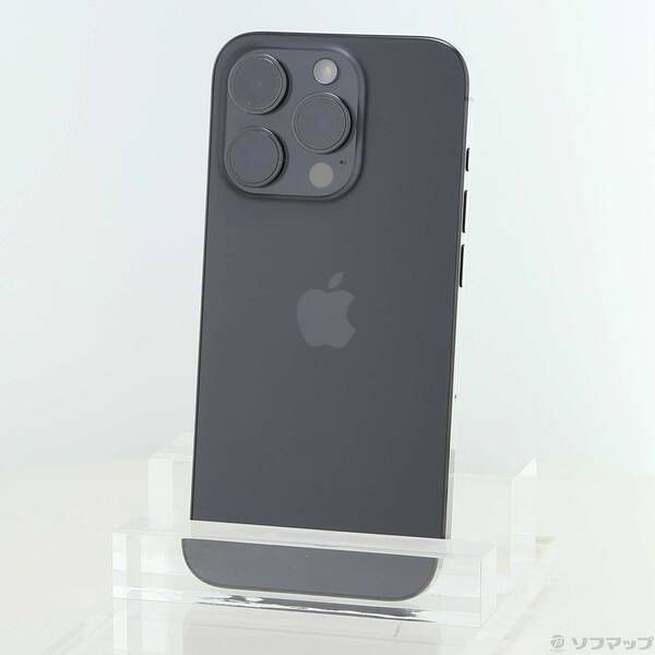ソフマップ 〔中古品〕 iPhone15 Pro 256GB ブラックチタニウム MTUC3J／A SIMフリー【352】
