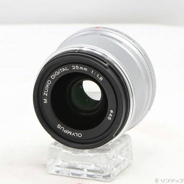ソフマップ 〔中古品〕 M.ZUIKO DIGITAL 25mm F1.8 (レンズ／シルバー) (μ4／3)【297】