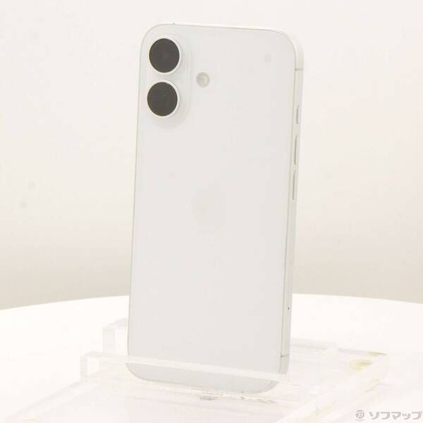 ソフマップ 〔中古品〕 iPhone16 128GB ホワイト MYDR3J／A SIMフリー【251】