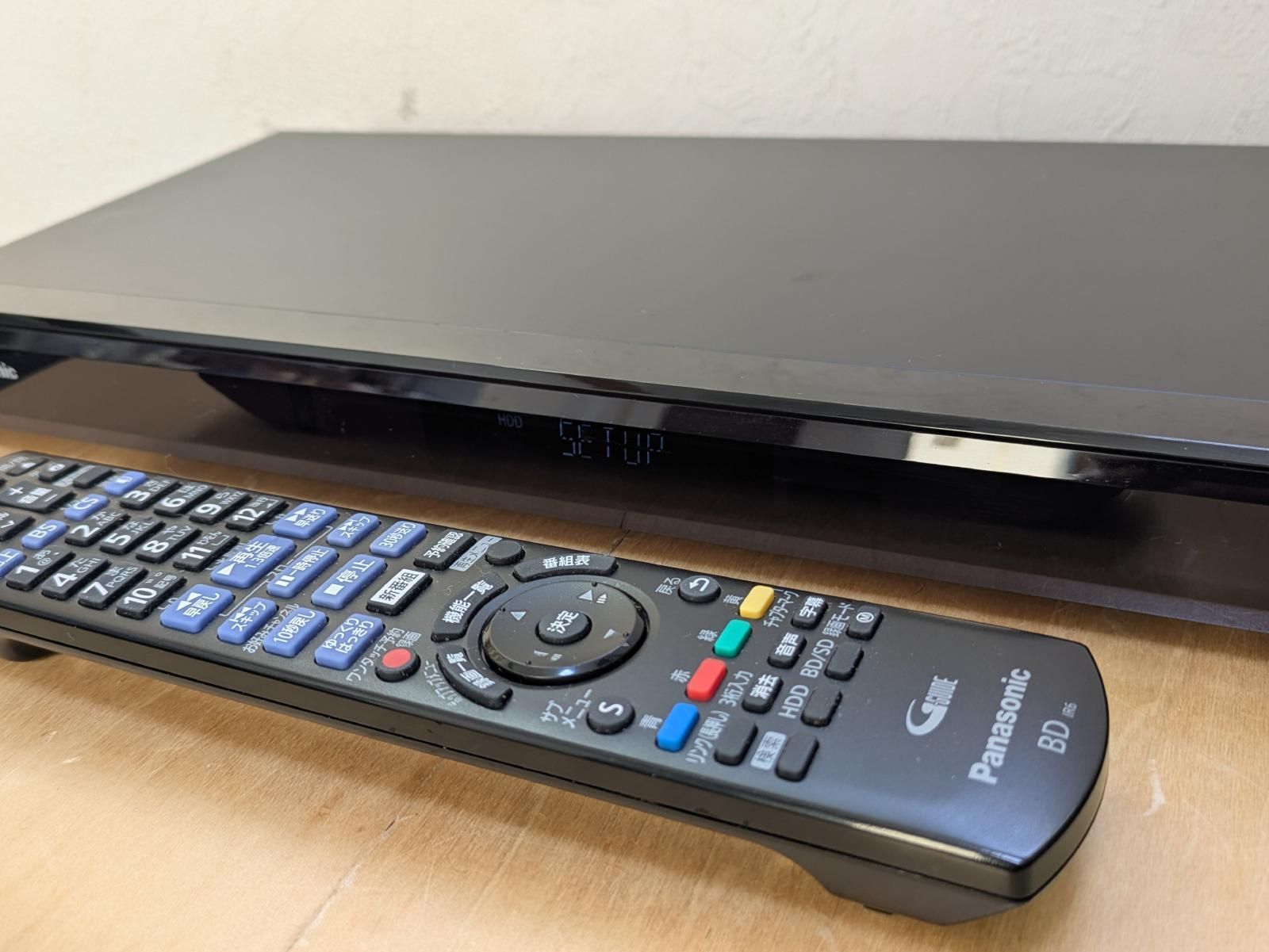 パナソニック 2番組同時 500GB HDD内蔵 ブルーレイレコーダー DMR