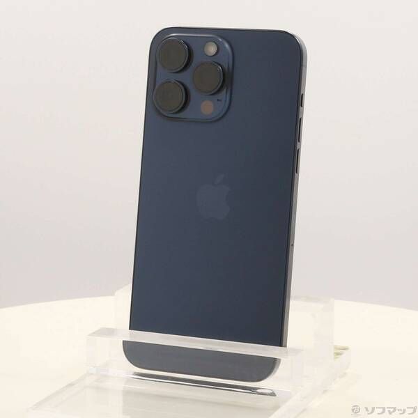 ソフマップ 〔中古品〕 iPhone15 Pro Max 256GB ブルーチタニウム MU6T3J／A SIMフリー【348】