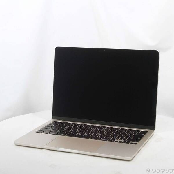 ソフマップ 〔展示品〕 MacBook Air 13.6-inch Late-2024 MC7W4J／A Apple M2 8コアCPU_8コアGPU 16GB SSD256GB スターライト 〔26.3 Tahoe〕【258】