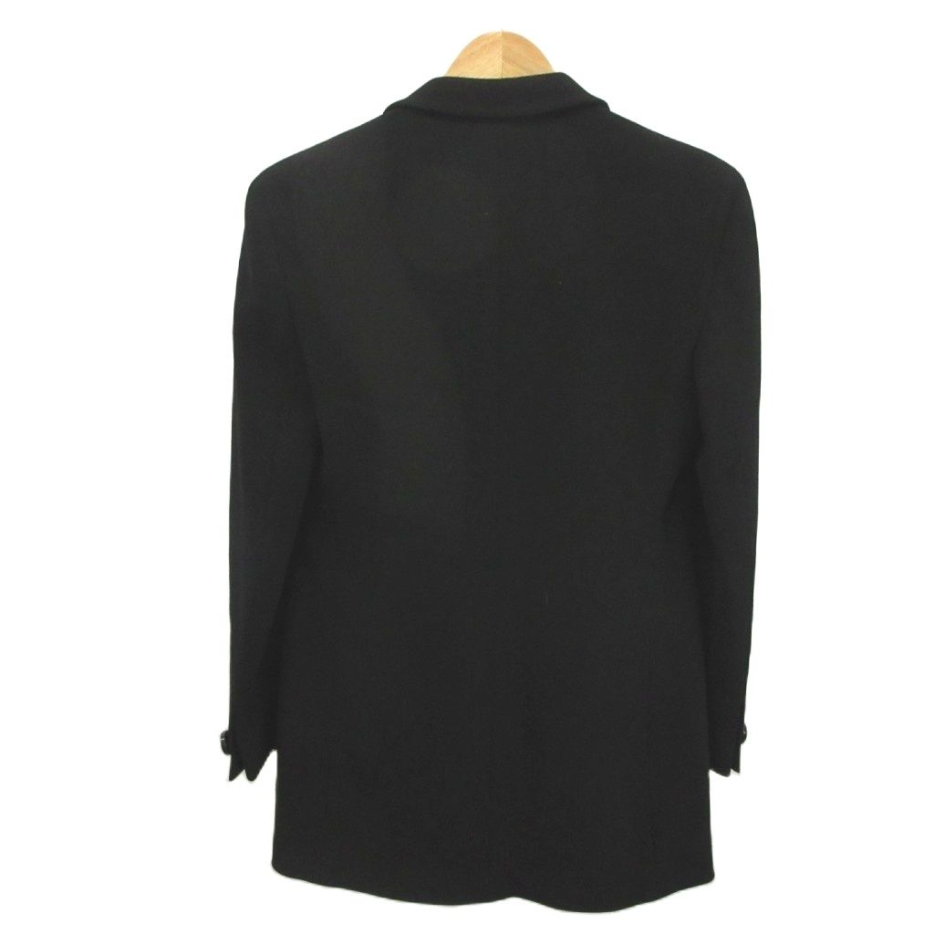 ジョルジオアルマーニ GIORGIO ARMANI ロングジャケット 上着 38 黒