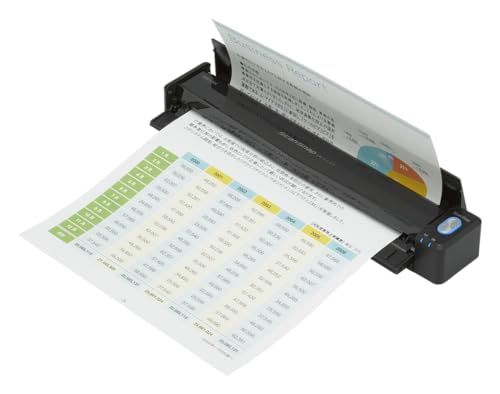 リコー PFU ドキュメントスキャナー ScanSnap iX110 (A4 片面読取 Wi-Fi対応 USB Type-C モバイル) 書類 レシート 名刺 写真 (Black)ｍａ