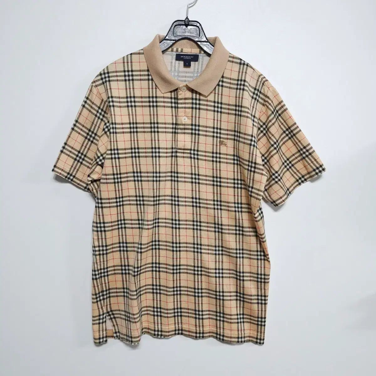 バーバリー ロンドン ノヴァチェック PK カラーTシャツ 半袖 正規品