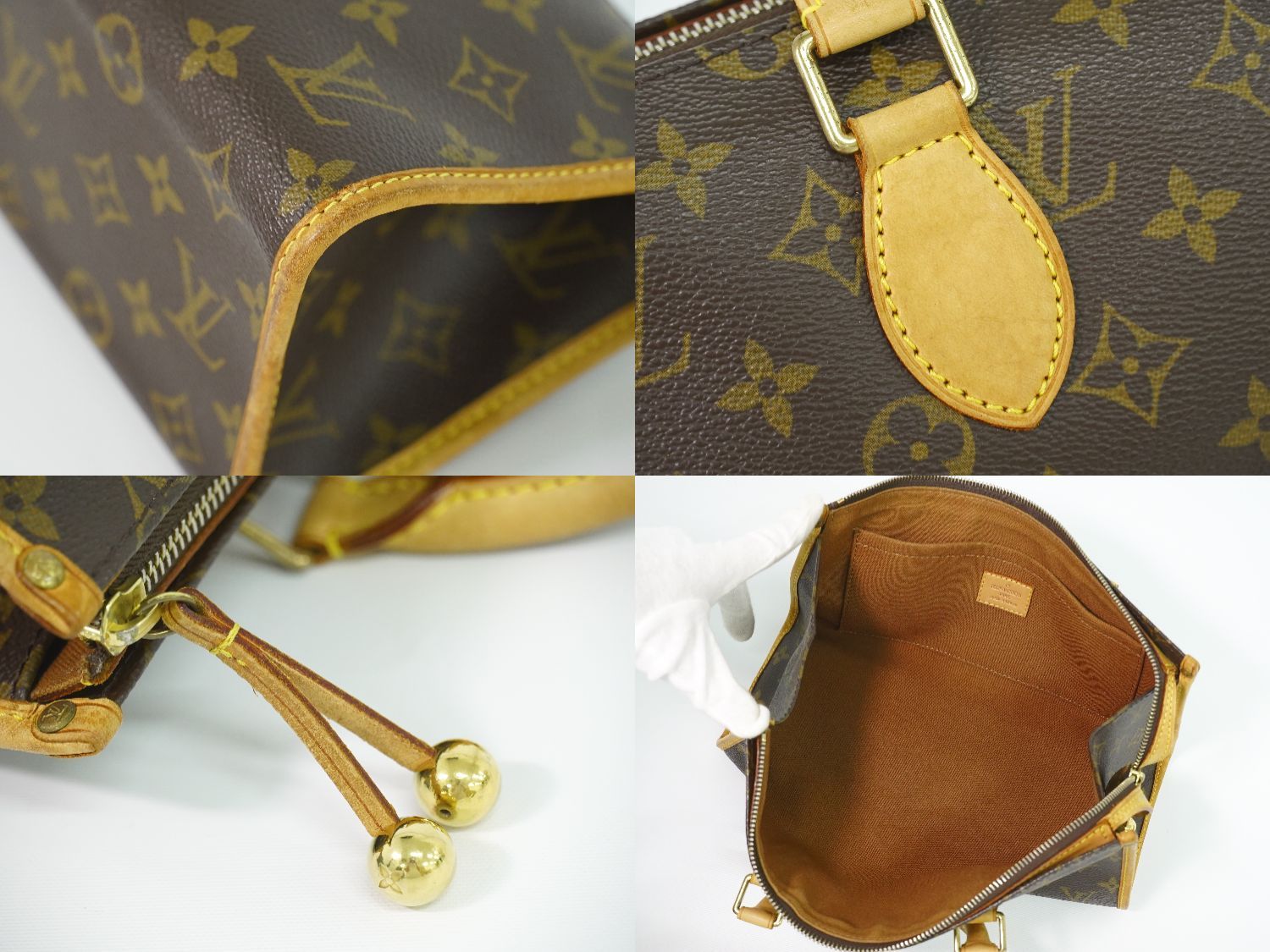 本物 ルイヴィトン LOUIS VUITTON LV ポパンクール モノグラム
