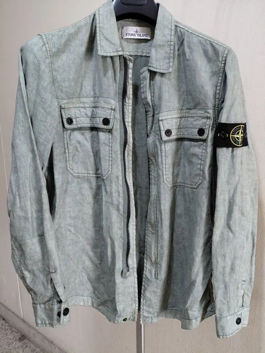 (ほぼ新品) ストーンアイランド リネン ジャケット S