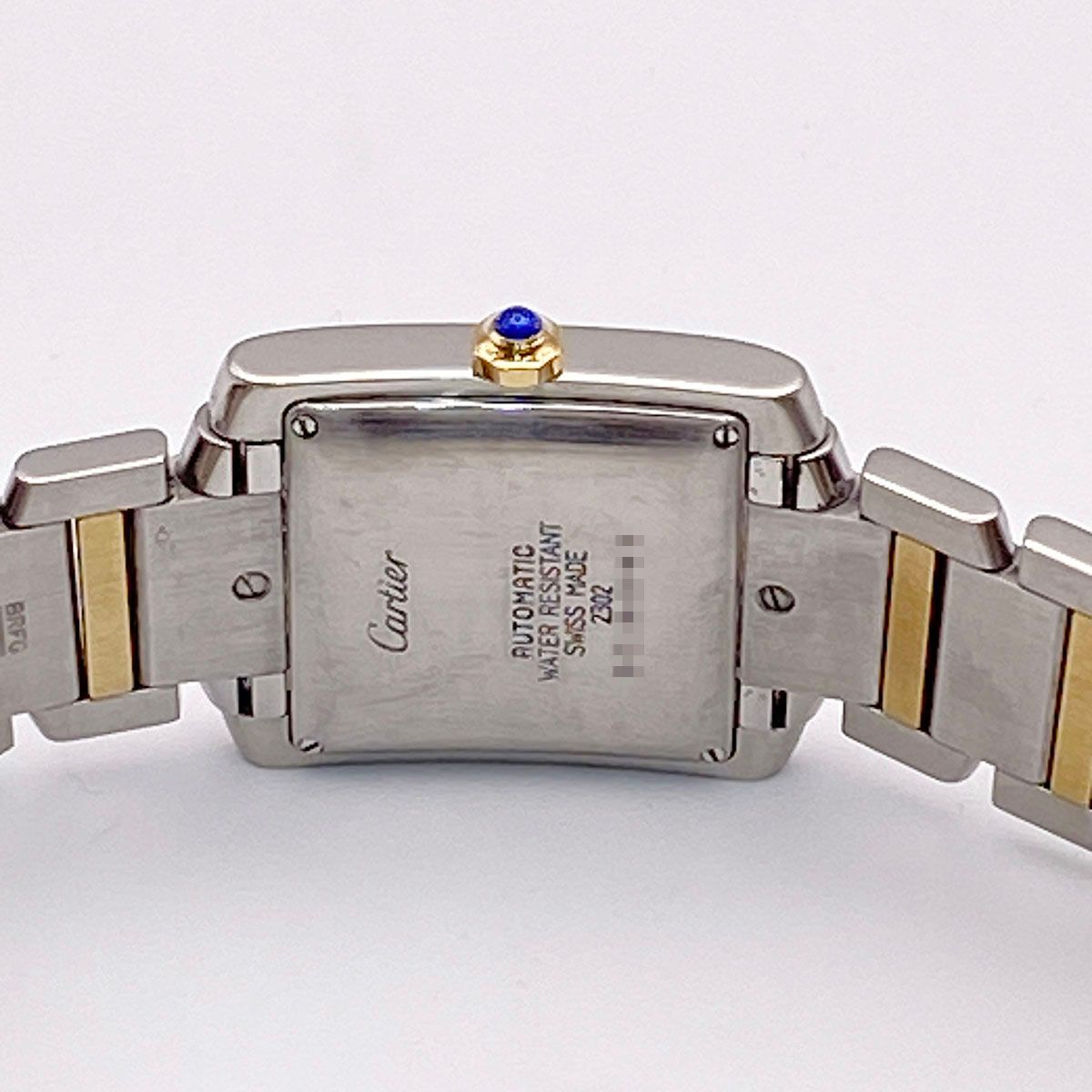 CARTIER カルティエ タンクフランセーズ LM 18K SS 自動巻き 腕時計 