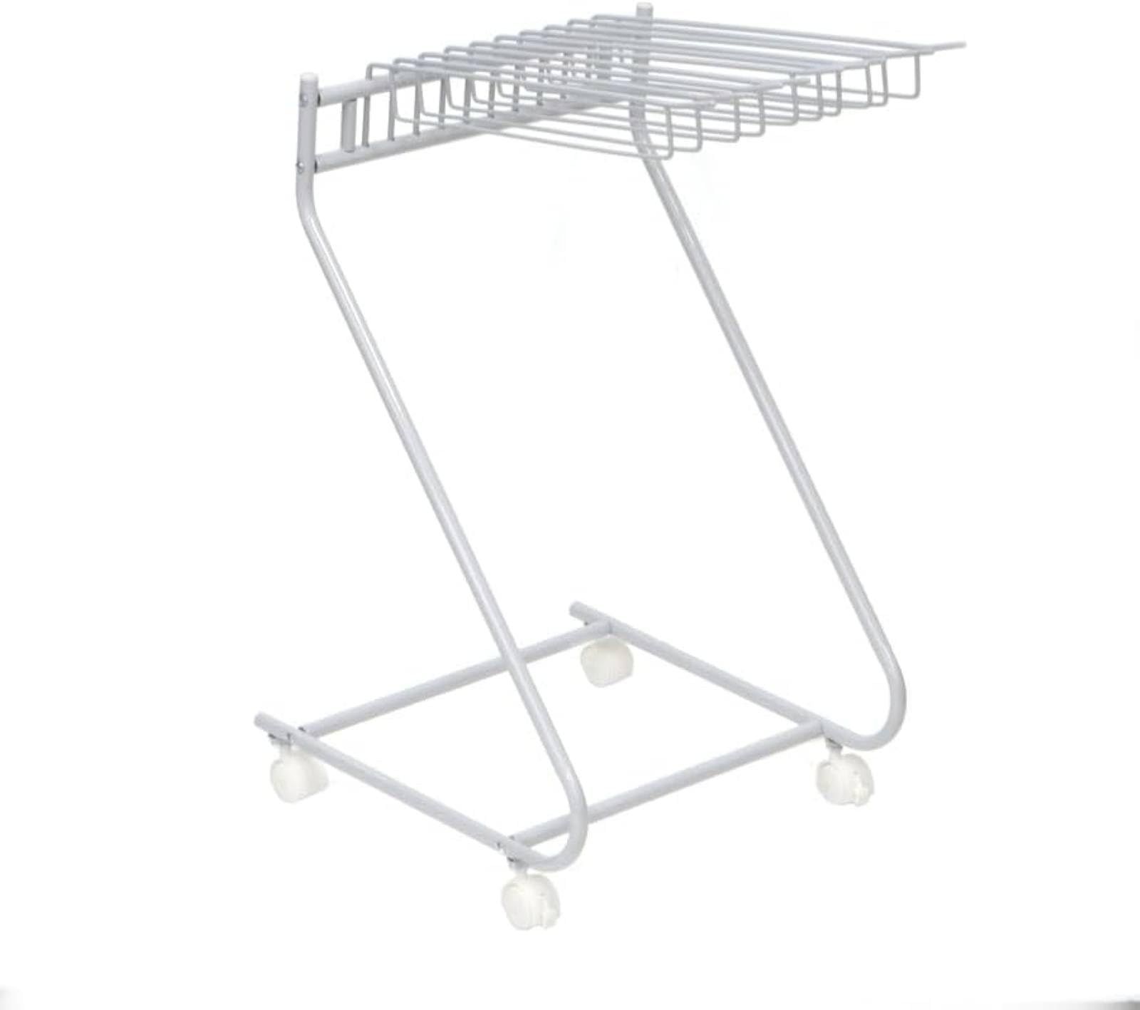 新品 bwsSELECTION スラックスハンガー 10本掛け 約W43×D43×H69.5cm 大容量 省スペース キャスター付き クローゼット 収納 要組立品 NT-550027 (10本掛け ライトグレー) 5,206円