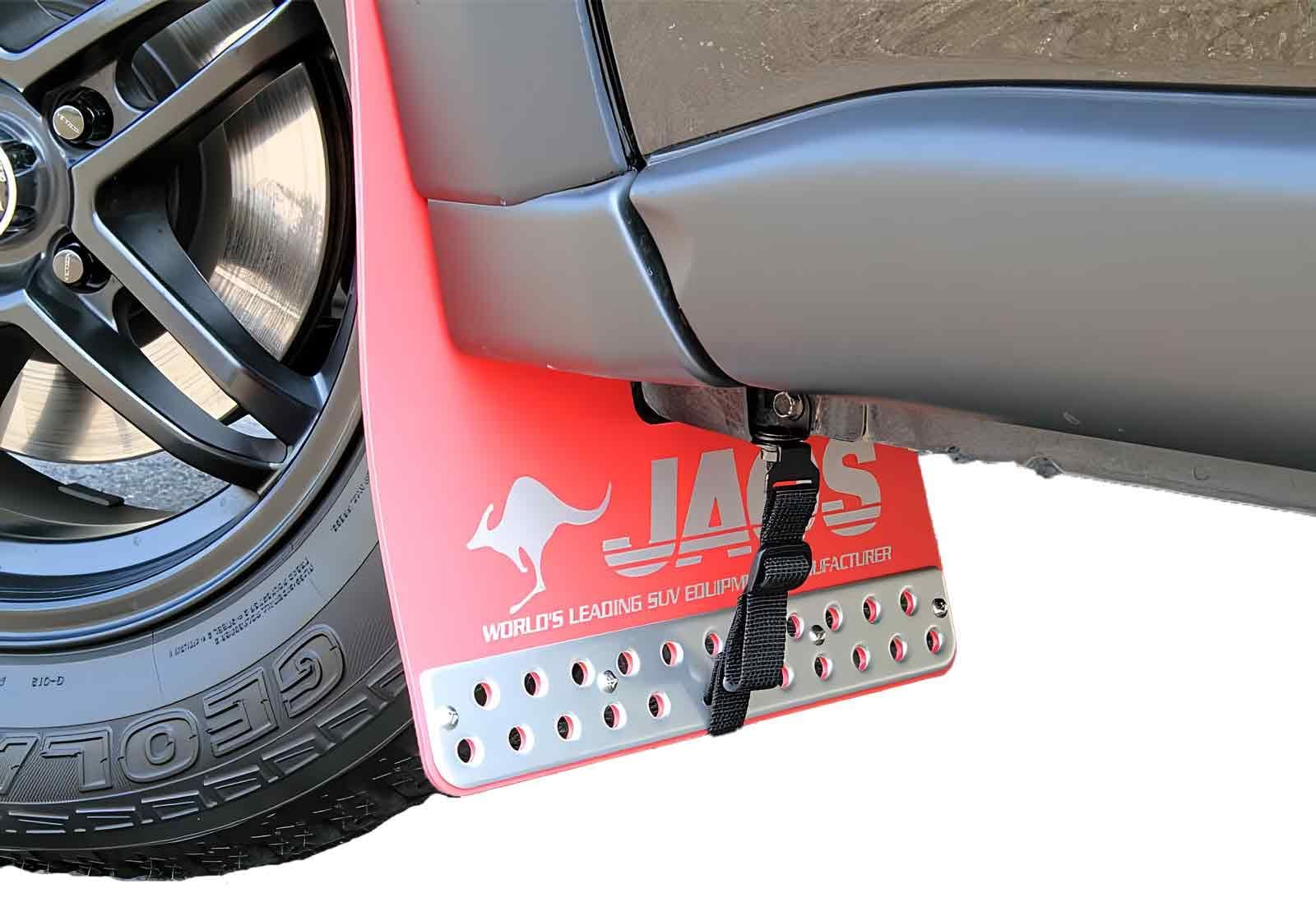 新品 ジャオス(JAOS) JAOS マッドガードIII フロントセット レッド エクストレイル 31系 MUD GUARD3 RED FRONT X-TRAIL 07+ 【年式: 07.08-】 【適応: ALL】 B621442F