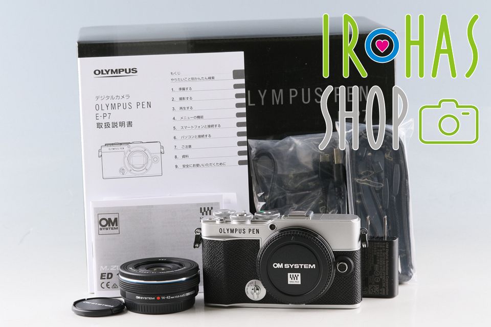 Olympus PEN E-P7 + M.Zuiko Digital ED 14-42mm F/3.5-5.6 EZ Lens With Box #64224L8
