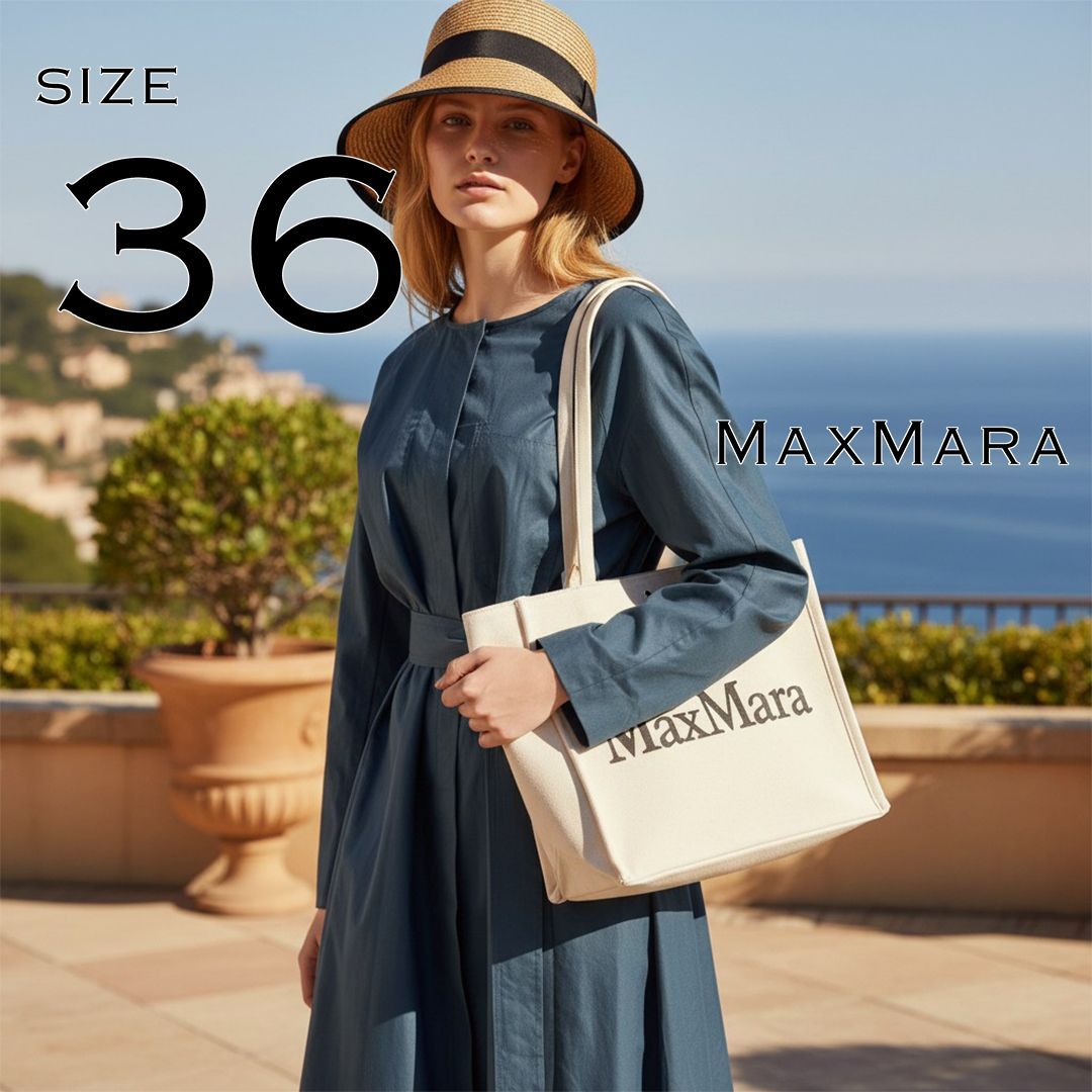 極美品】'S Max Maraエス マックスマーラ Katai ベルテッド コットン