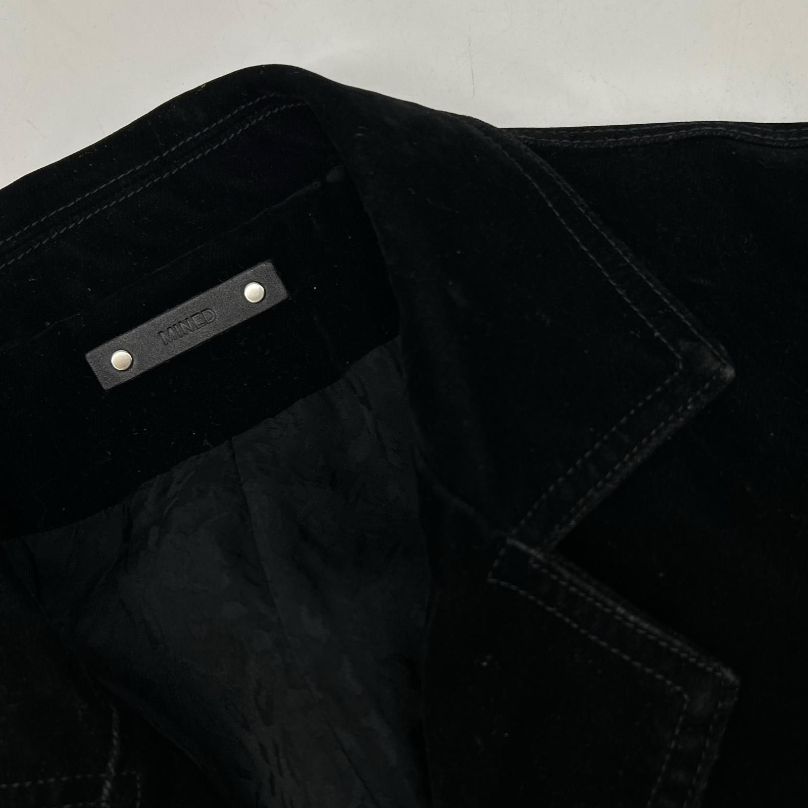 MINEDENIM マインデニム 24AW 2410-8002-99-022 ブラック コットン混 