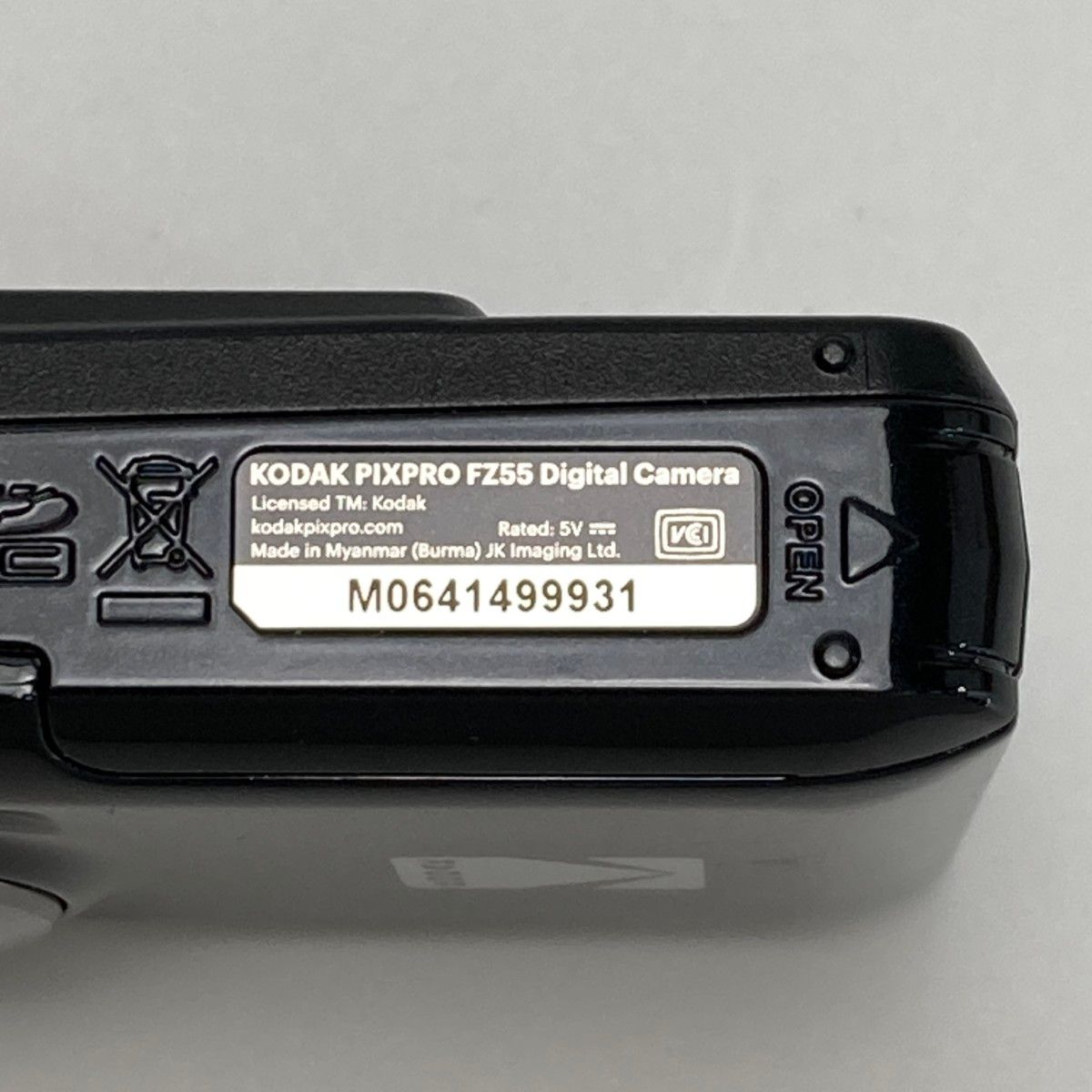 Kodak コダック コンパクトデジタルカメラ PIXPRO FZ55 ブラック 充電 