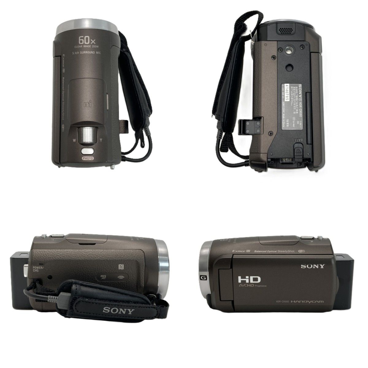 SONY ソニー Handycam ハンディカム HDR-CX680 ブラウン 2019年製