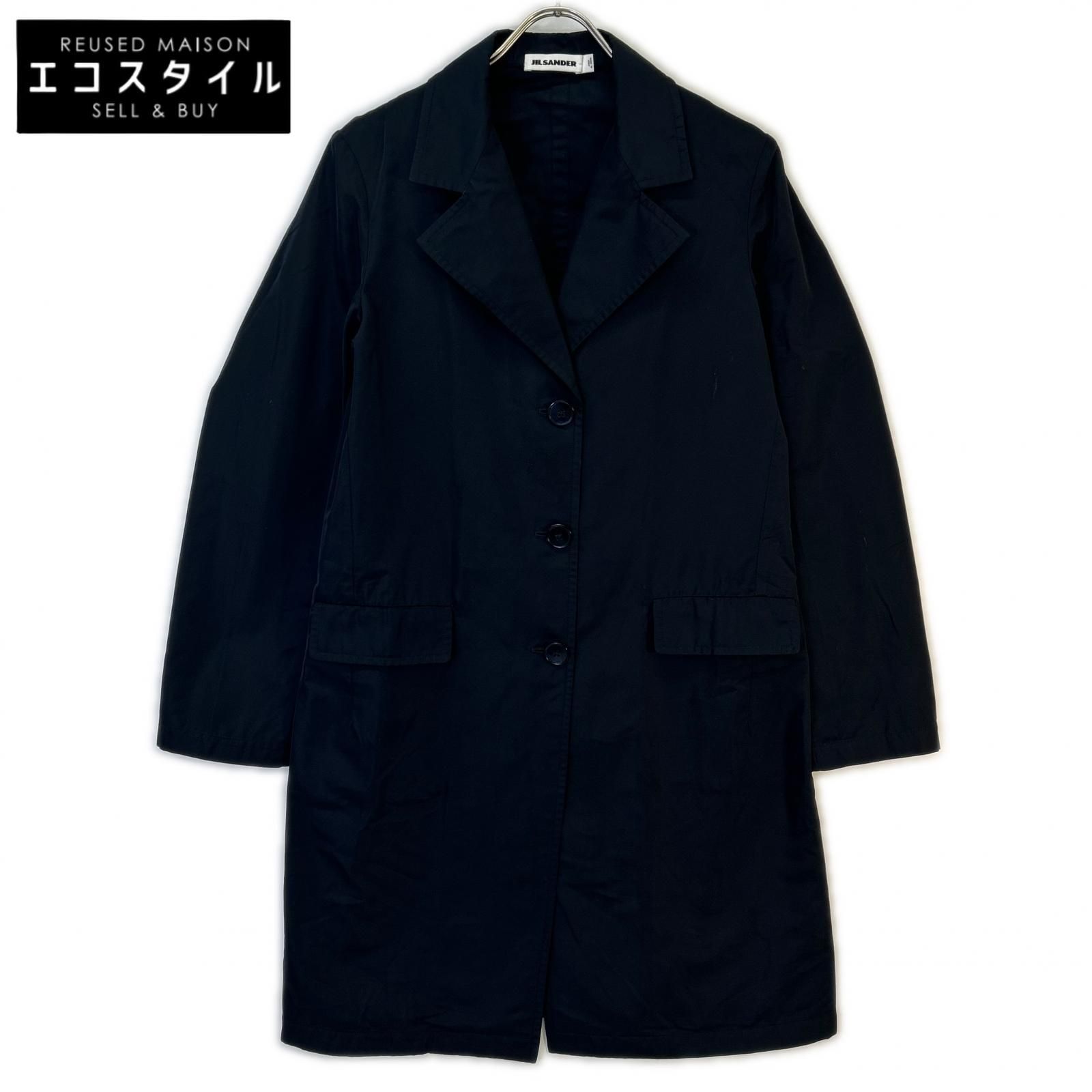 JIL SANDER ジルサンダー JSPH120505 ネイビー シルク混 薄手 3B