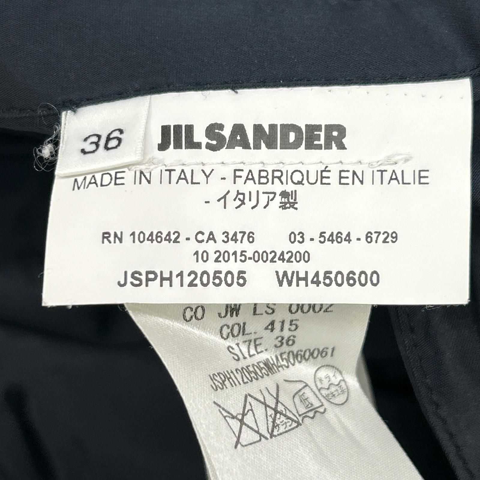 JIL SANDER ジルサンダー JSPH120505 ネイビー シルク混 薄手 3B