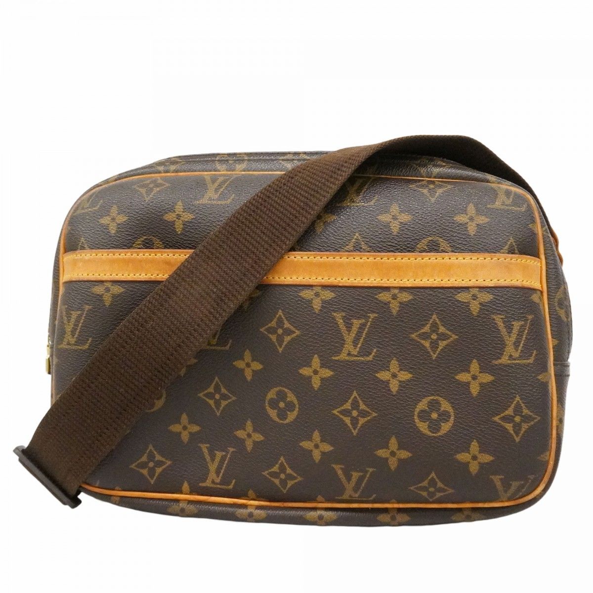 6ec3045】ルイヴィトン ショルダーバッグ モノグラム リポーターPM