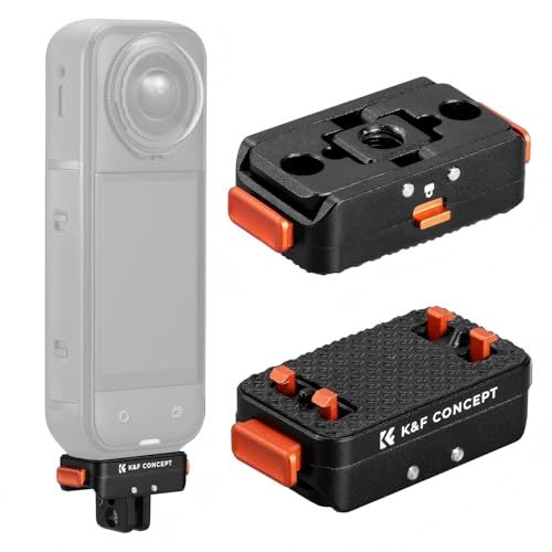 K&F CONCEPT Insta360 X5 クイックリリースアダプター 折りたたみ 磁気吸着 for Insta360 X5/Ace Pro 2/Ace Pro 安全ロック付き 軽量設計 パノラマ撮影対応 拡張アクセサリー互換koe 3d46879c
