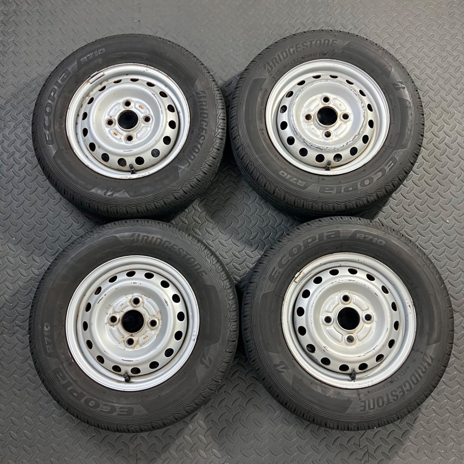 24年製 145/80R12 80/78N LT ブリヂストン エコピアR710 ホンダ
