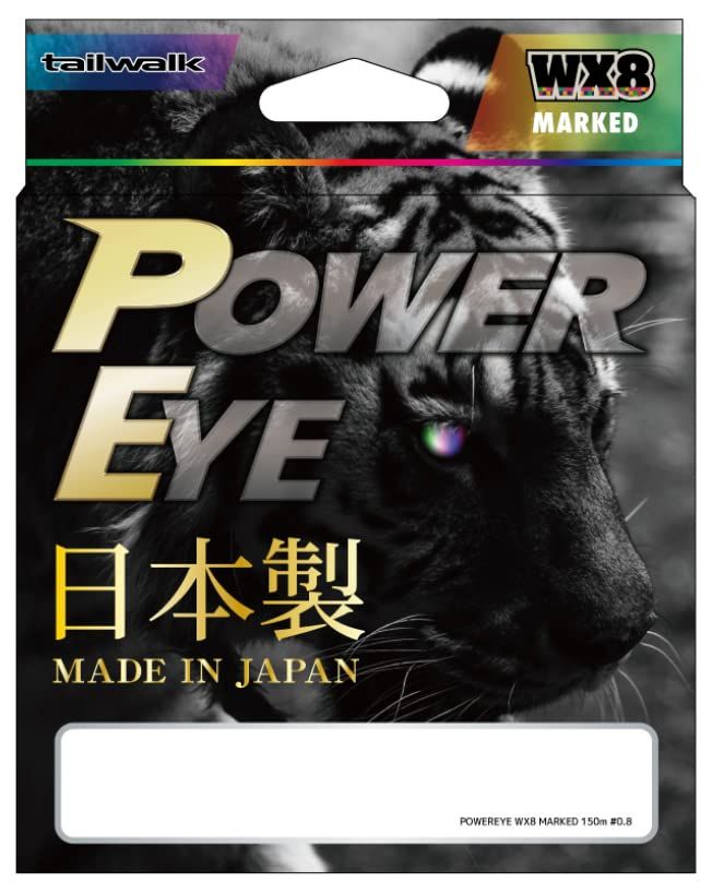 新品 テイルウォーク(Tailwalk) PEライン パワーアイ WX8 マークド 300m 1号