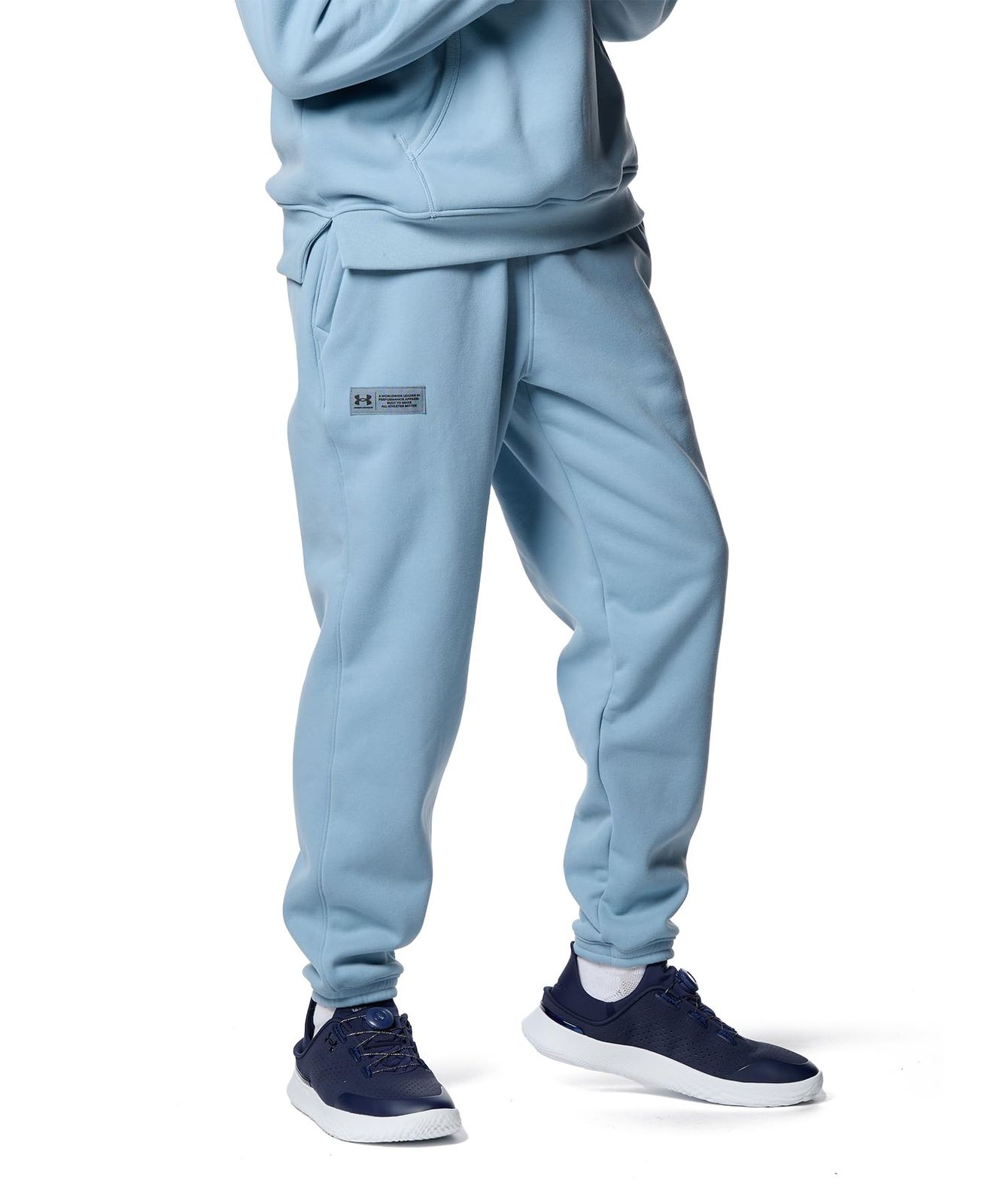 新品 [アンダーアーマー] UA DNA FLEECE JOGGERS Blue Granite XXL
