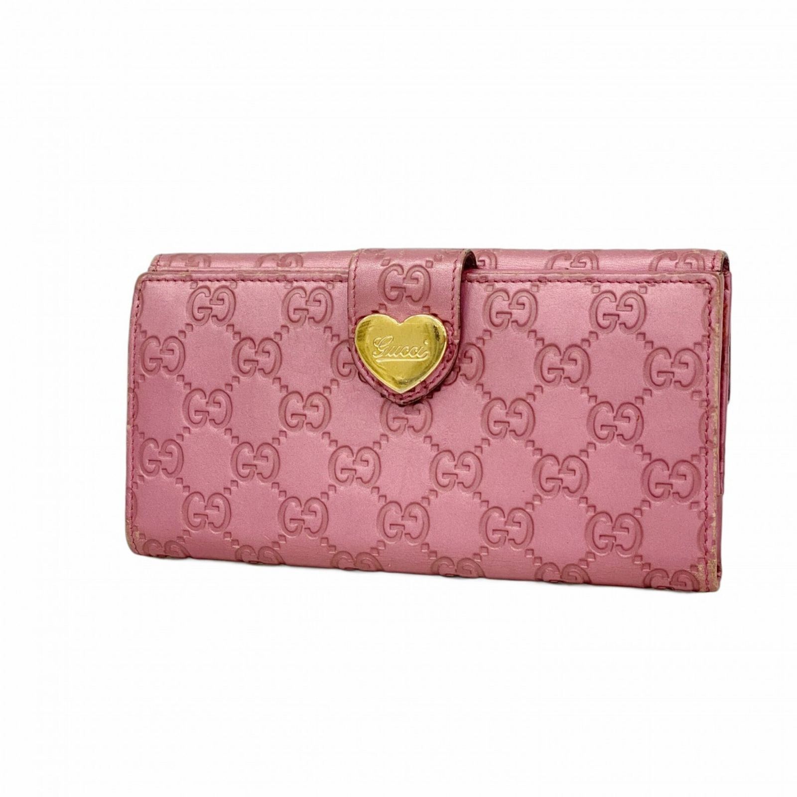 グッチ GUCCI 長財布 グッチシマ 203550 レザー ピンク レディース グッチ(Gucci) グッチ 長財布 グッチシマ 203550 レザー ピンク