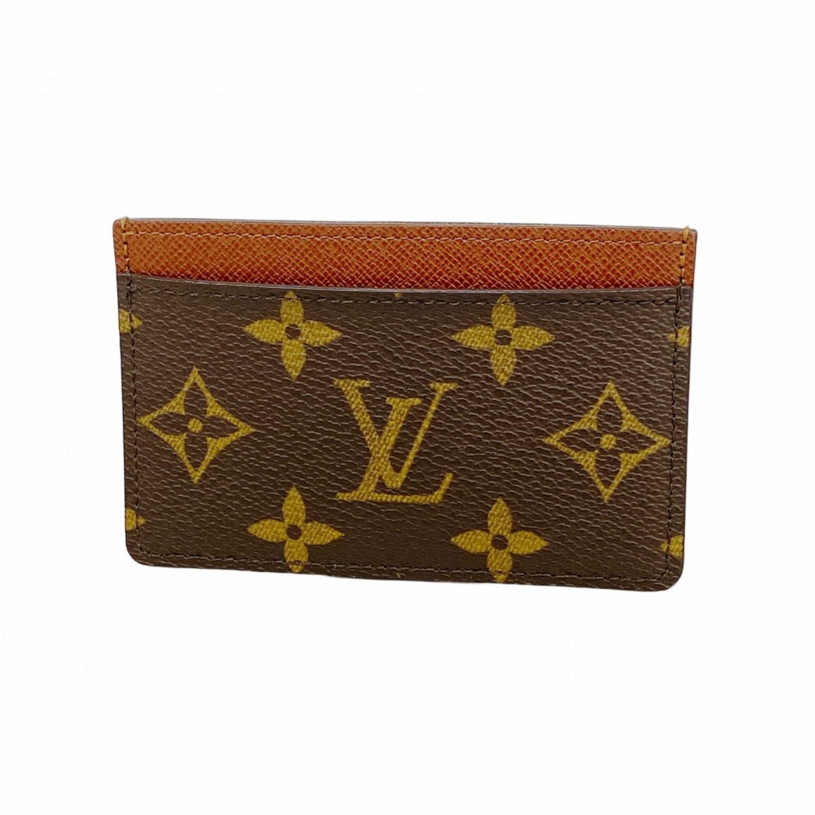 ルイ・ヴィトン(Louis Vuitton) ルイ・ヴィトン 名刺入れ・カードケース モノグラム ポルトカルトサーンプル M61733 ブラウンメンズ レディース