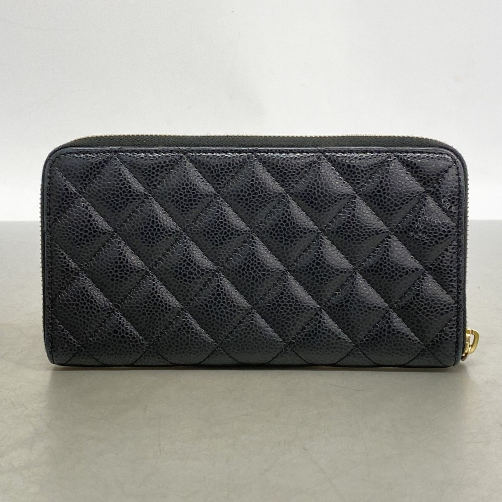 シャネル(Chanel) シャネル 長財布 マトラッセ キャビアスキン 
