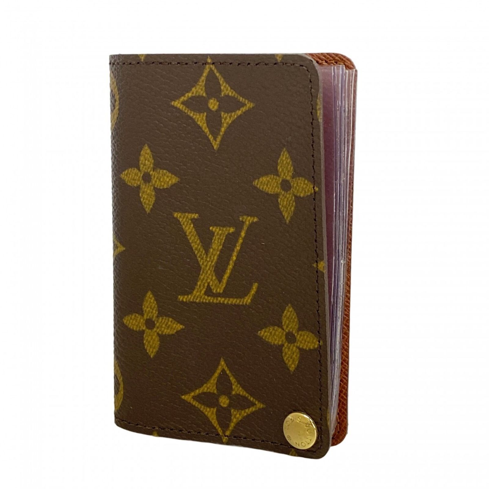 ルイ・ヴィトン(Louis Vuitton) ルイ・ヴィトン 名刺入れ・カードケース モノグラム ポルトカルトクレディプレッシオン M60937 ブラウンメンズ レディース