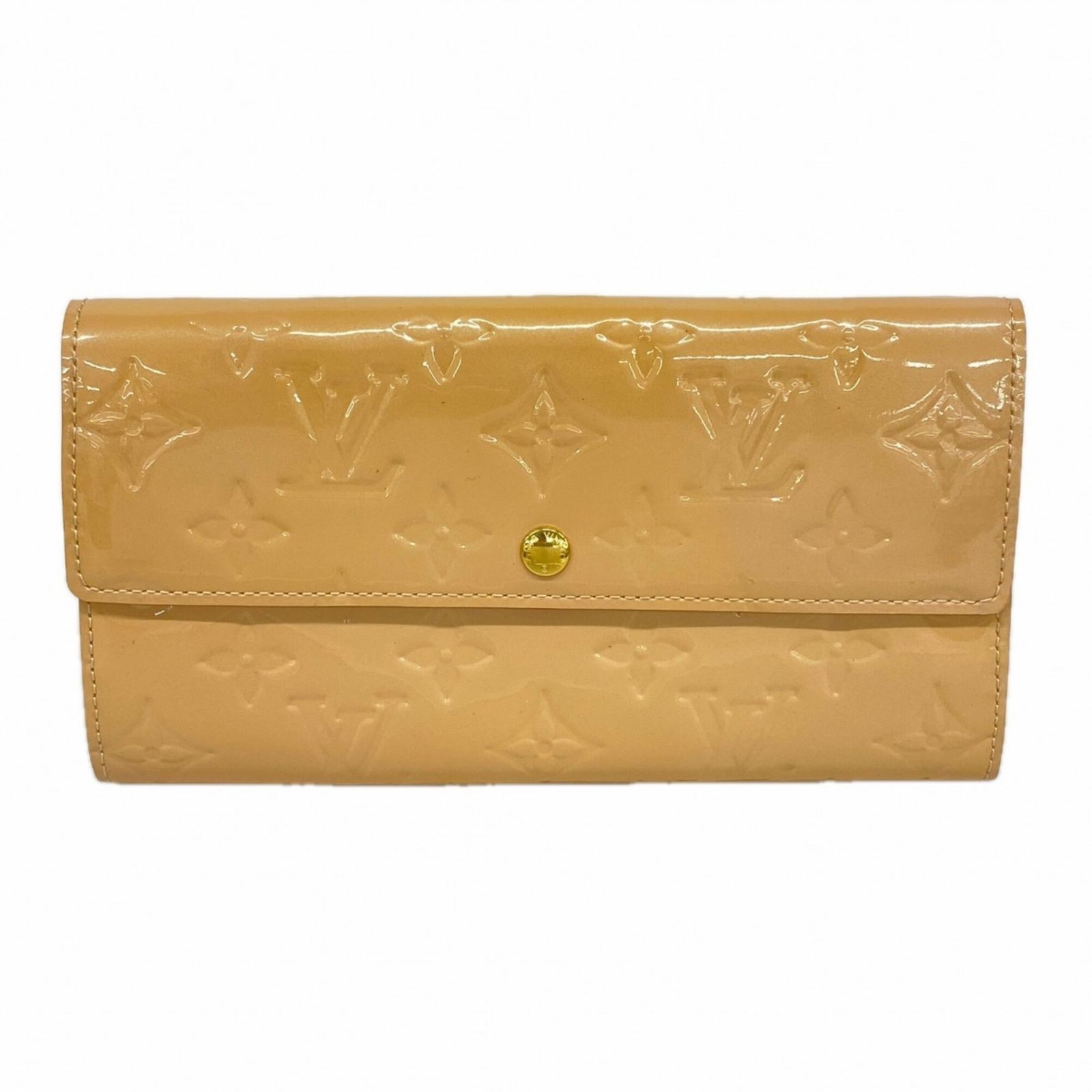 ルイ・ヴィトン(Louis Vuitton) ルイ・ヴィトン 長財布 ヴェルニ ポルトフォイユサラ M91522 ローズフロランタンレディース