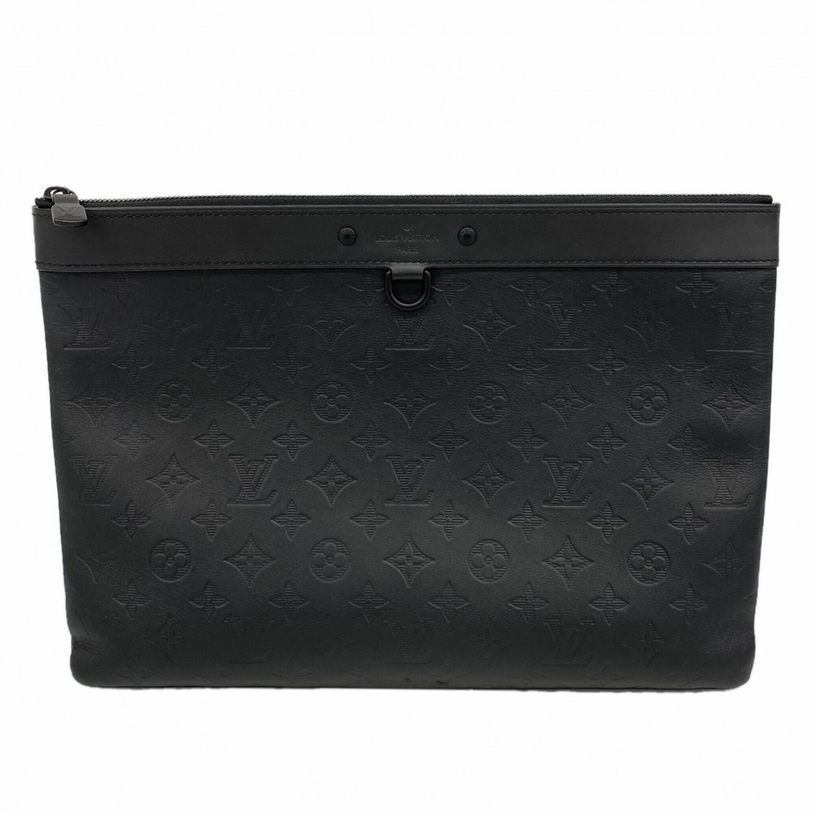 ルイ・ヴィトン(Louis Vuitton) ルイ・ヴィトン クラッチバッグ モノグラム・シャドウ ポシェットディスカバリー M62903 ブラックメンズ