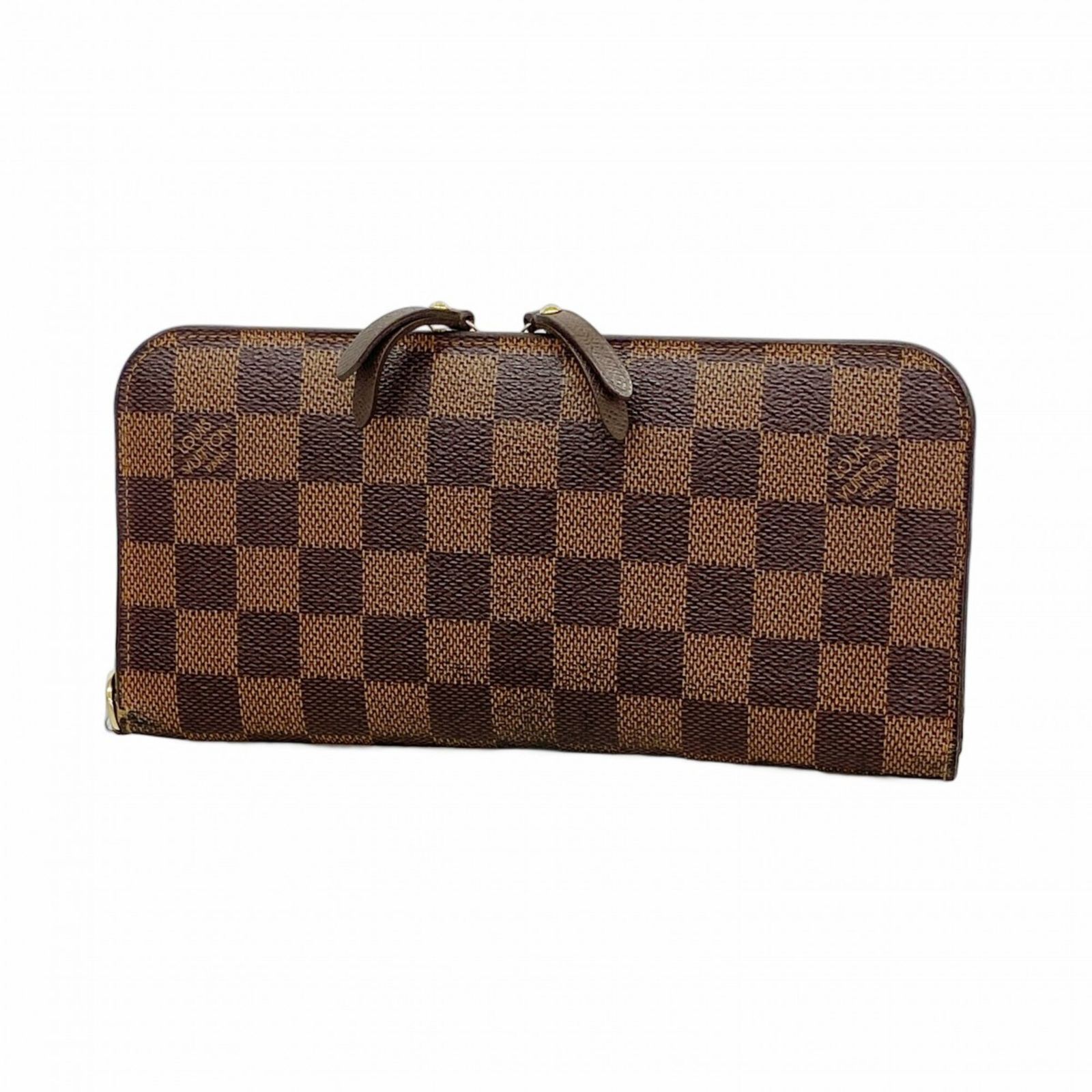 ルイ・ヴィトン(Louis Vuitton) ルイ・ヴィトン 長財布 ダミエ ポルトフォイユアンソリット N63071 エベヌレディース