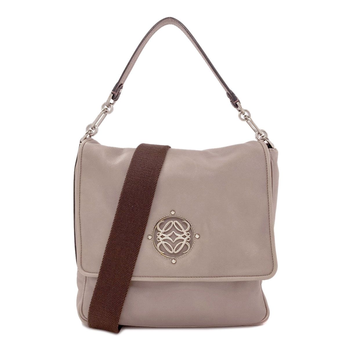 LOEWE ロエベアナグラム 2WAY ハンドバッグ ラムスキンレディース LOEWE ロエベ アナグラム 2WAY ショルダーバッグ ラムスキン