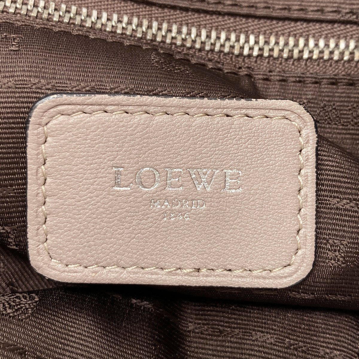 LOEWE ロエベ アナグラム 2WAY ショルダーバッグ ラムスキン