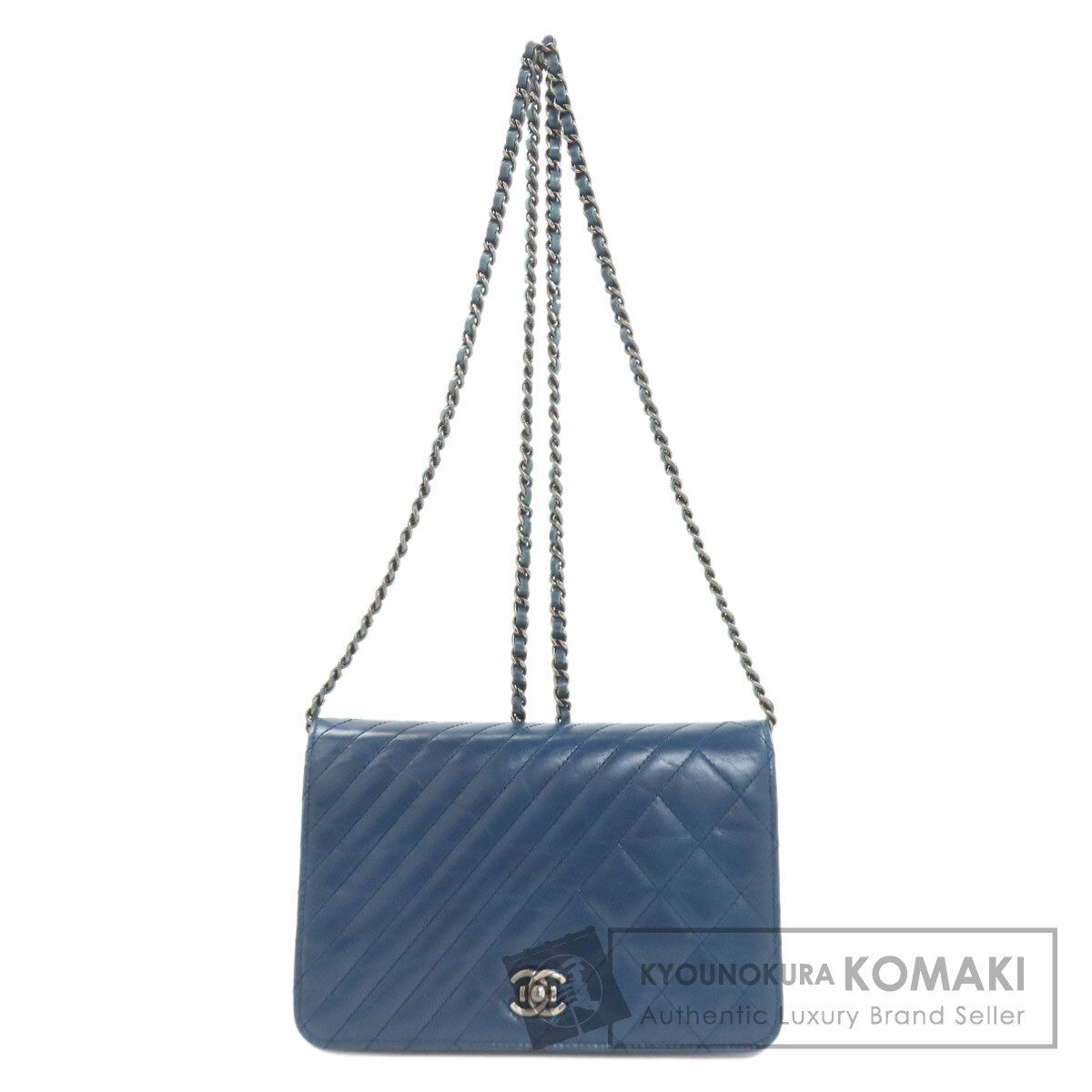 CHANEL シャネル ココマーク マトラッセ シルバー金具 長財布（小銭入れあり） ラムスキン レディース [中古]