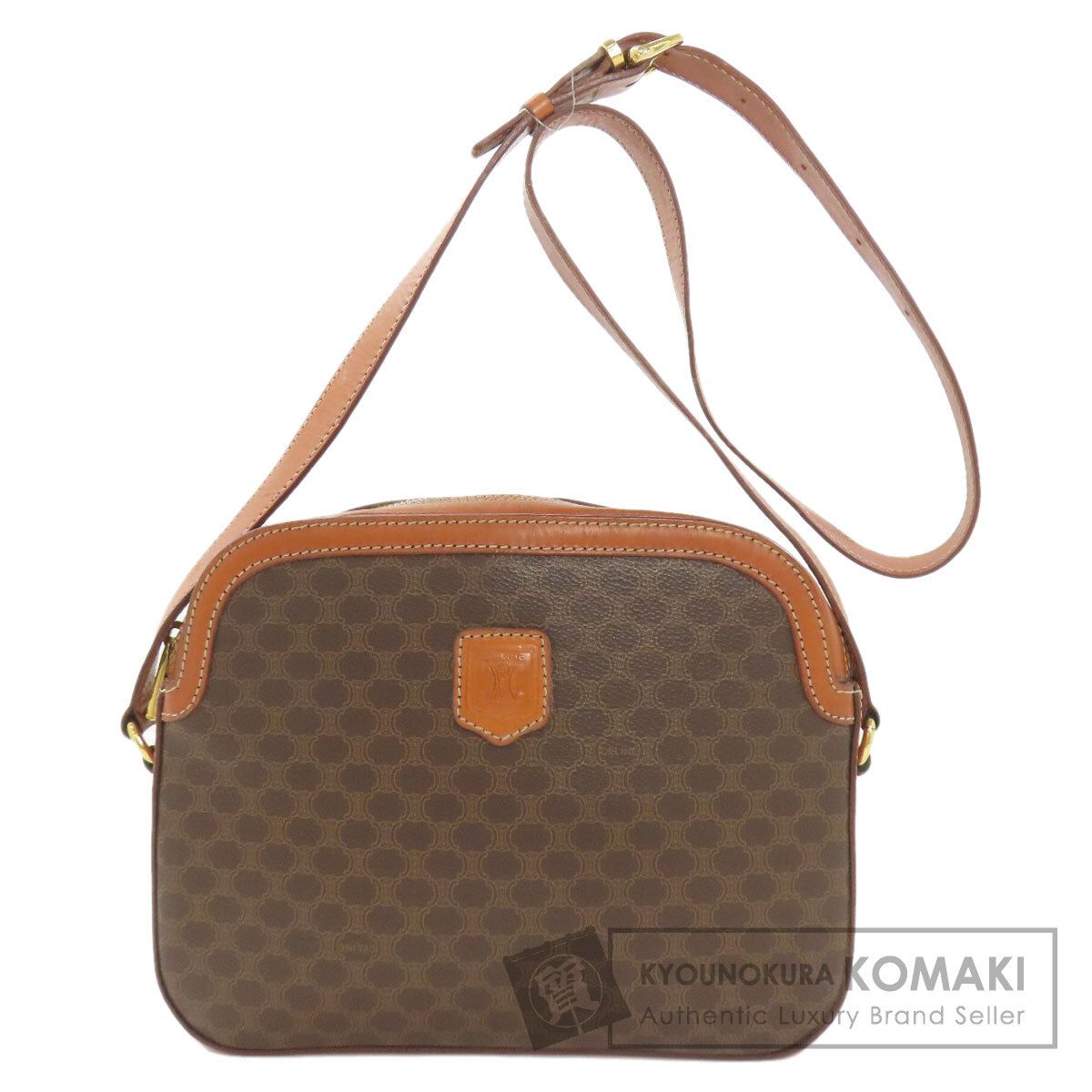 CELINE セリーヌ マカダム柄 ショルダーバッグ PVC レディース [中古 