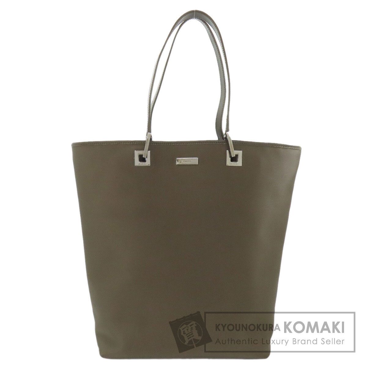 GUCCI グッチ 002・1998 ロゴ トートバッグ ナイロン レザー レディース [中古]
