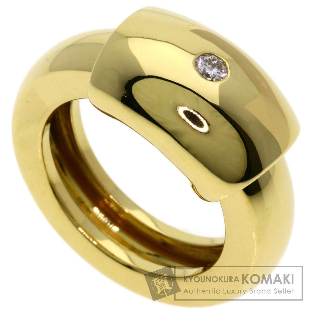 PIAGET ピアジェ ダンサー 1P ダイヤモンド #53 リング・指輪 K18YG レディース [中古]