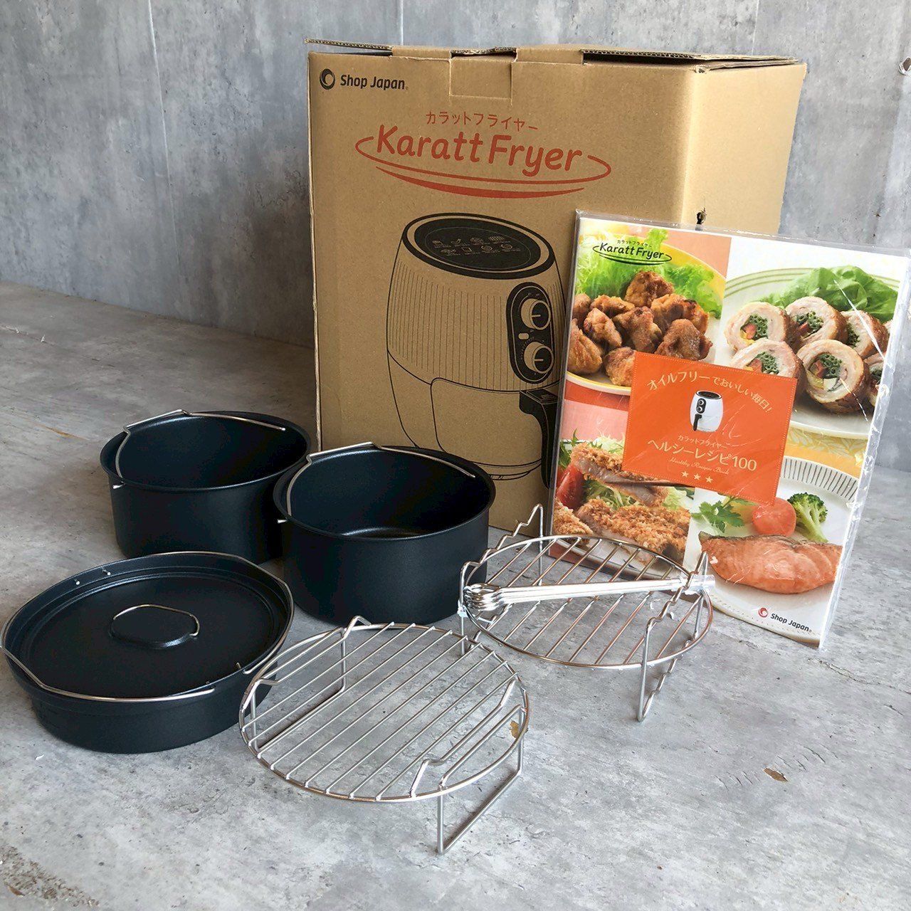 専用付属品多数♪】ショップジャパン カラットフライヤー KRFWS01 油